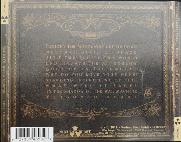 Black Star Riders : Another State Of Grace (CD, Album)