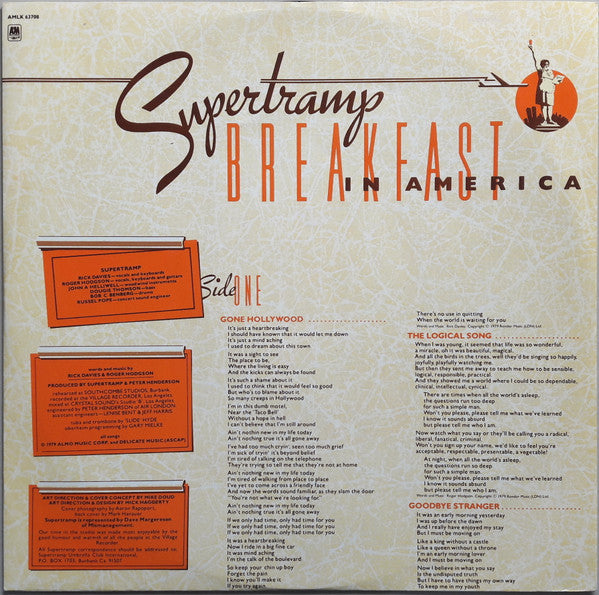 Supertramp : Breakfast In America (LP, Album)
