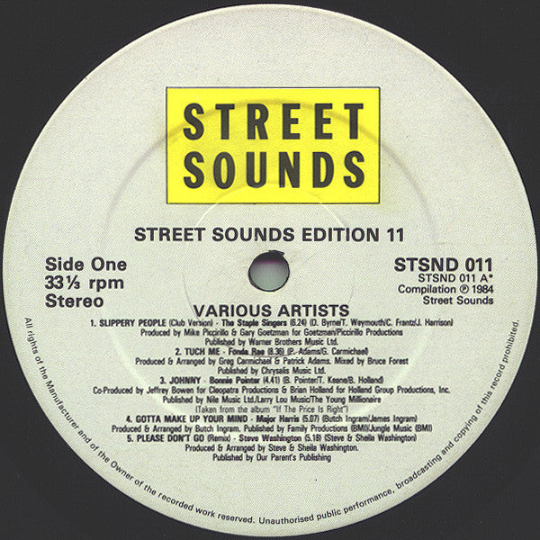 Various : Street Sounds Edition 11 (LP, Comp)