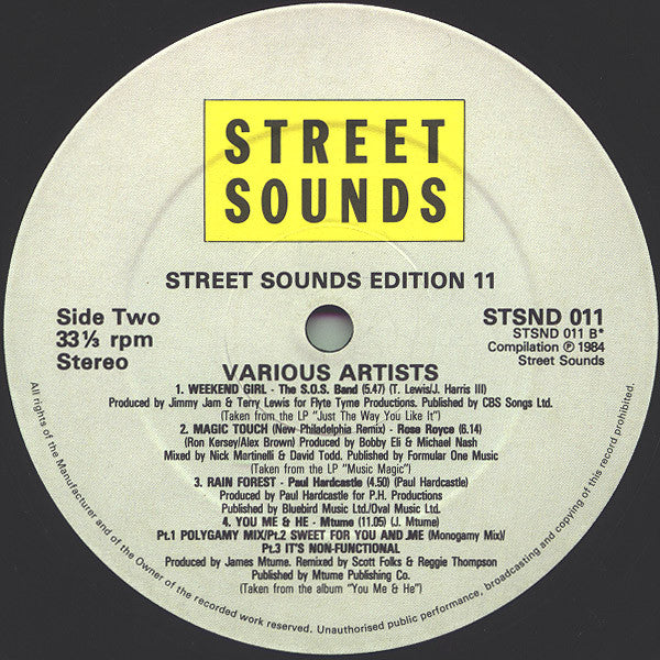 Various : Street Sounds Edition 11 (LP, Comp)