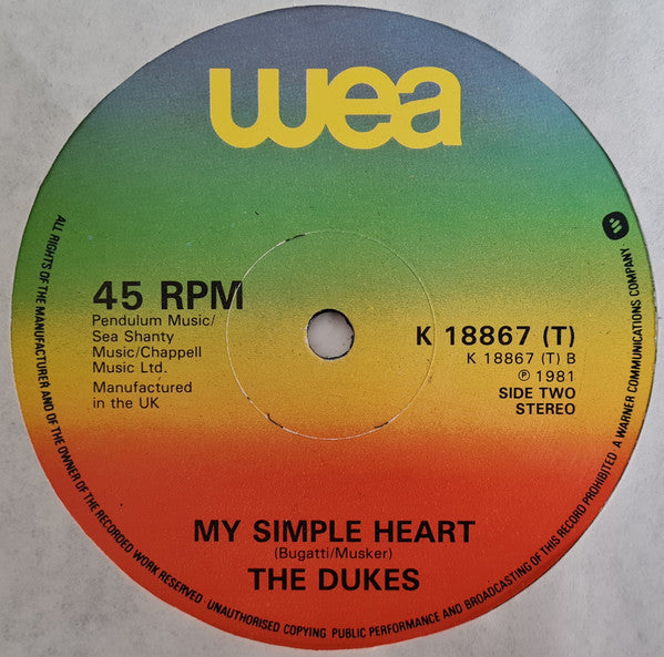 The Dukes (13) : Mystery Girl (12")