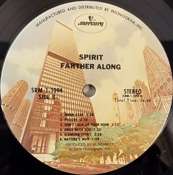 Spirit (8) : Farther Along (LP, Album, San)
