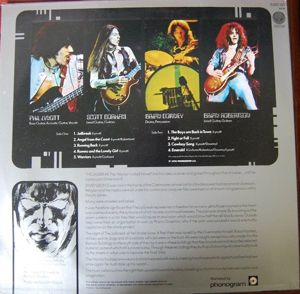Thin Lizzy : Jailbreak (LP, Album, RE)