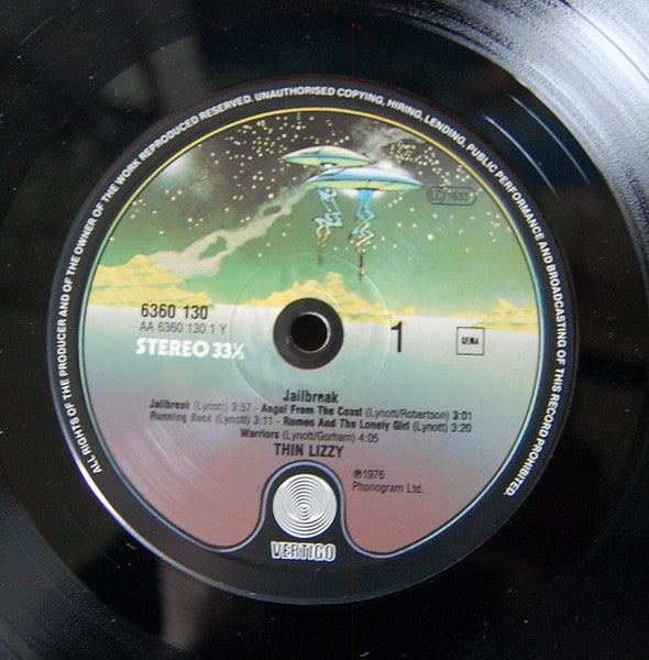 Thin Lizzy : Jailbreak (LP, Album, RE)