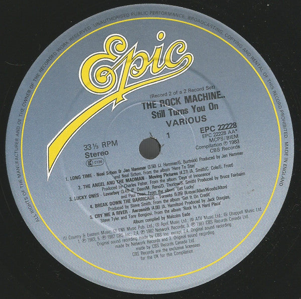 Various : The Rock Machine Still Turns You On Volume II (LP, Comp)