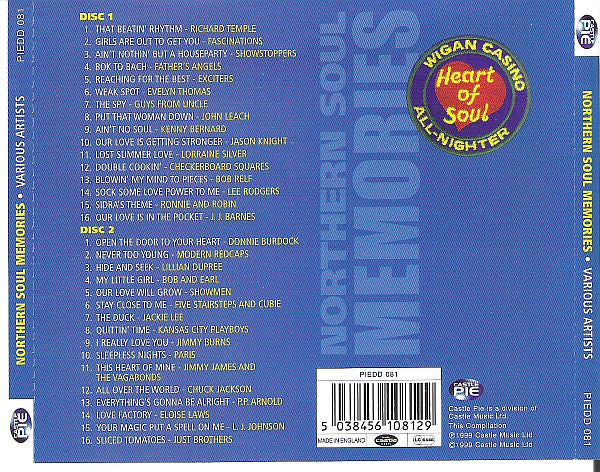 Various : Northern Soul Memories (2xCD, Comp)