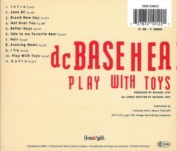 dcBasehead* : Play With Toys (CD, Album, RE)
