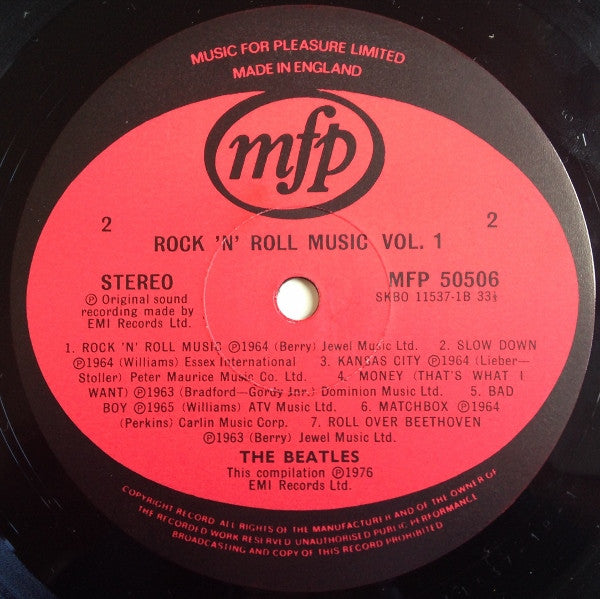 The Beatles : Rock 'N' Roll Music Vol. 1 (LP, Comp)