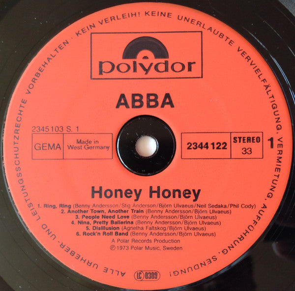 ABBA : Honey, Honey (LP, Comp, RE)