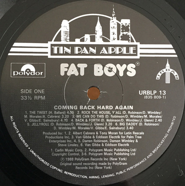 Fat Boys : Coming Back Hard Again (LP, Album)