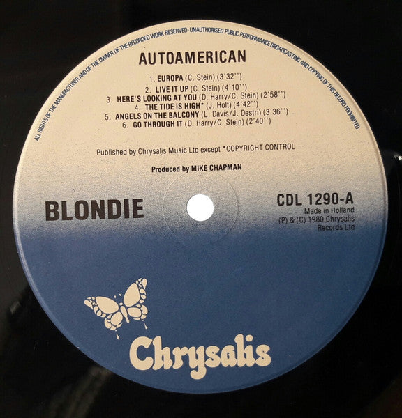 Blondie : Autoamerican (LP, Album)