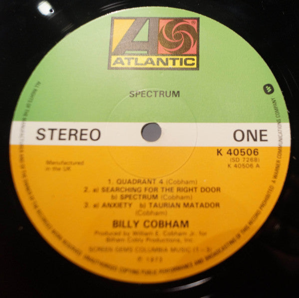 Billy Cobham : Spectrum (LP, Album, Gat)