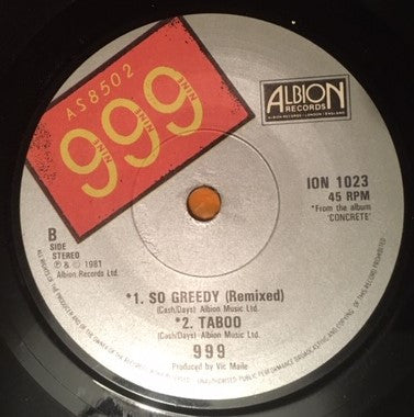 999 : Indian Reservation (7", Single, Sil)