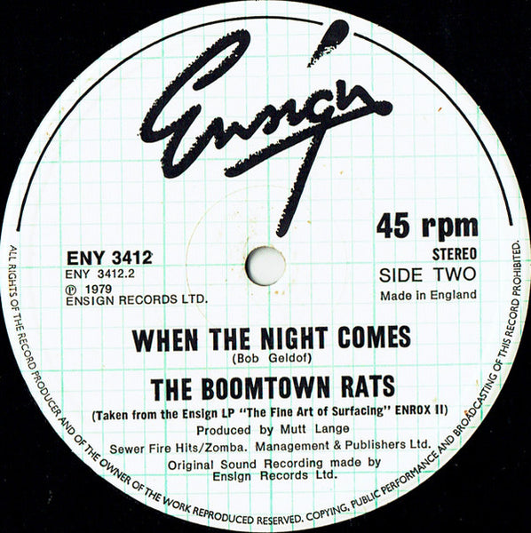 The Boomtown Rats : Someone's Looking At You (12", Single)