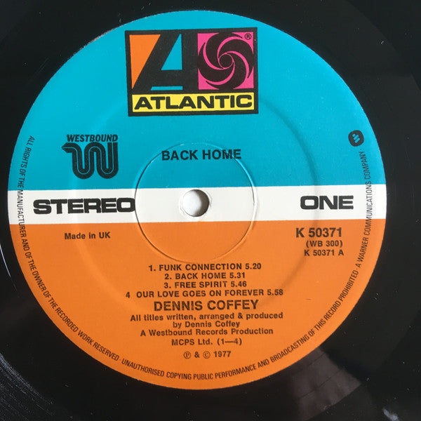 Dennis Coffey : Back Home (LP, Album)