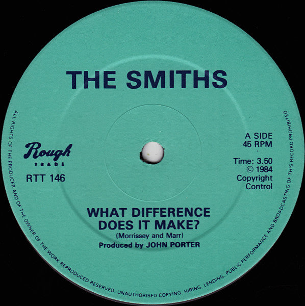 The Smiths : What Difference Does It Make? (12", Single, T. )