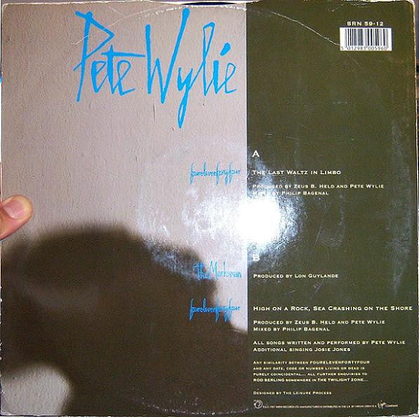 Pete Wylie : Fourelevenfortyfour (12", Single)