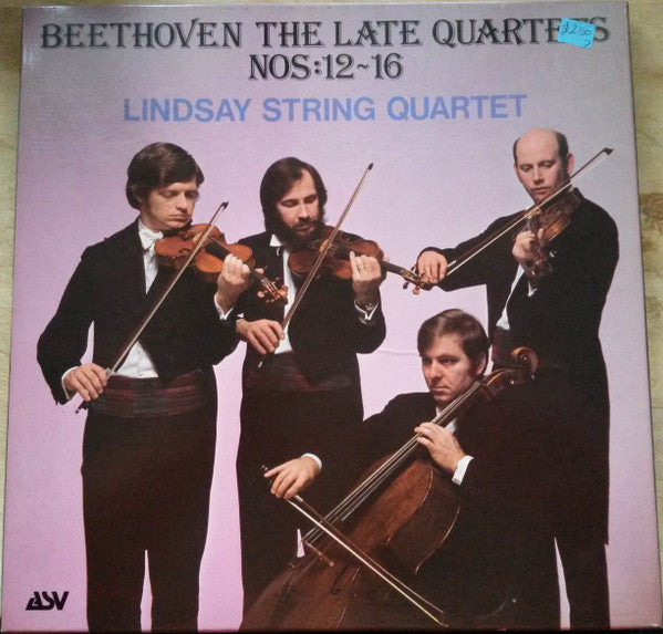 Beethoven* - Lindsay String Quartet* : The Late Quartets Nos:12-16 (4xLP + Box)