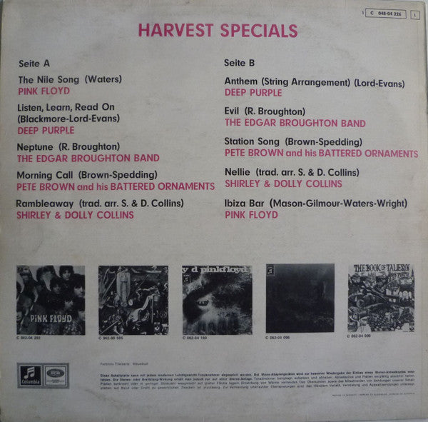Various : Harvest Specials (LP, Comp)