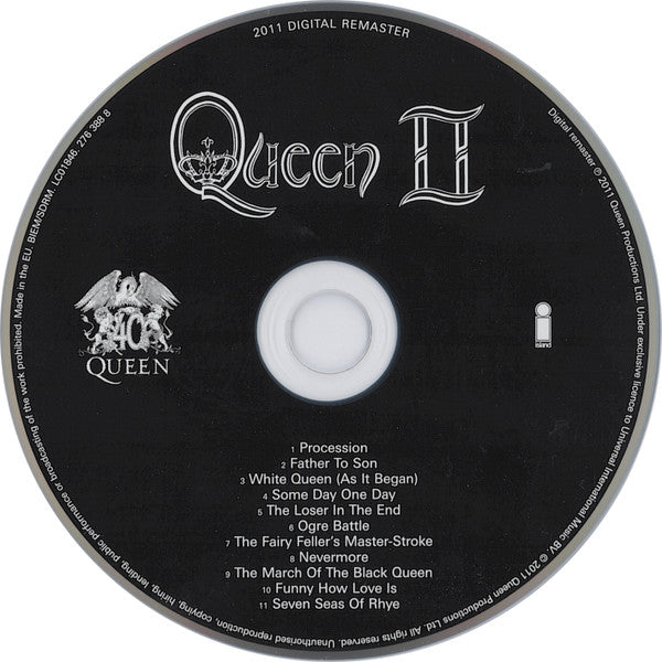Queen : Queen II (CD, Album, RE, RM, Sup)
