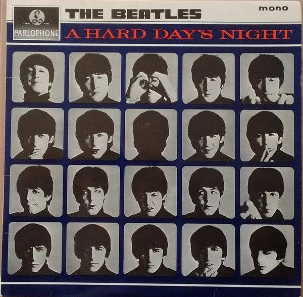 The Beatles : A Hard Day's Night (LP, Album, Mono, Gar)