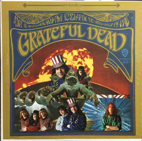 The Grateful Dead : The Grateful Dead (LP, Album, RP, Pit)