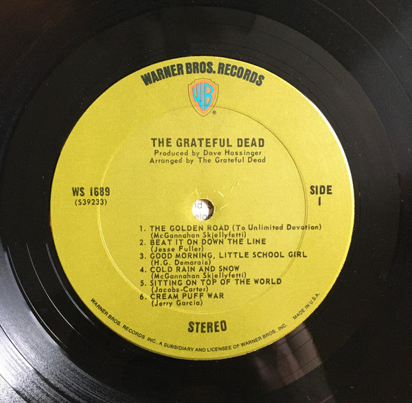 The Grateful Dead : The Grateful Dead (LP, Album, RP, Pit)