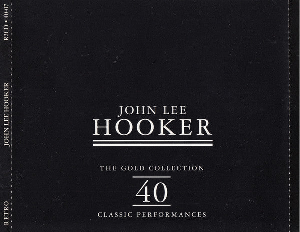 John Lee Hooker : The Gold Collection: 40 Classic Performances (2xCD, Comp, Gol)