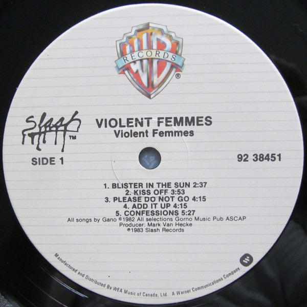 Violent Femmes : Violent Femmes (LP, Album)