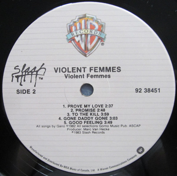 Violent Femmes : Violent Femmes (LP, Album)