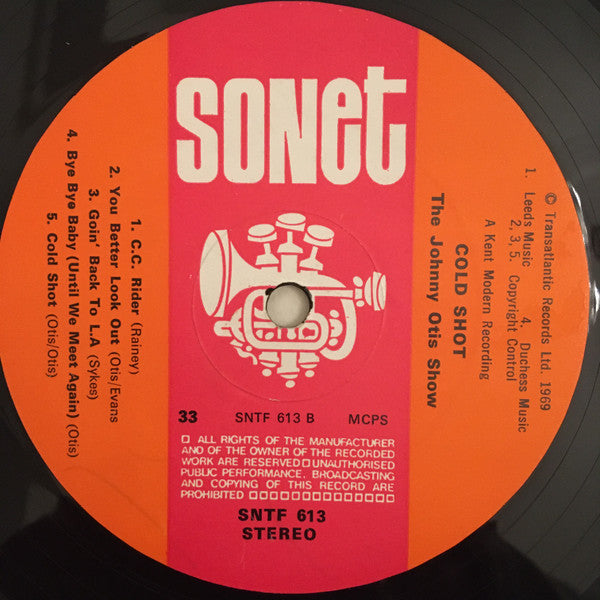 The Johnny Otis Show Featuring Mighty Mouth Evans* & Shuggie Otis : Cold Shot! (LP, Album)