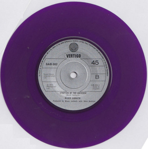 Black Sabbath : Hard Road (7", Single, Pur)