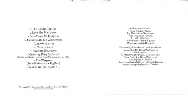Doors* : L.A. Woman (CD, Album, RE, RM)
