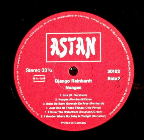 Django Reinhardt Et Le Quintette Du Hot Club De France* : Nuages (LP, Comp, Red)