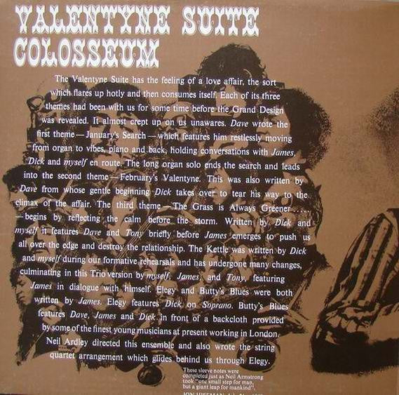 Colosseum : Valentyne Suite (LP, Album, RE, Gat)