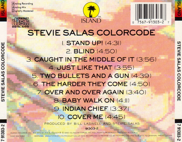Stevie Salas Colorcode : Stevie Salas Colorcode (CD, Album)