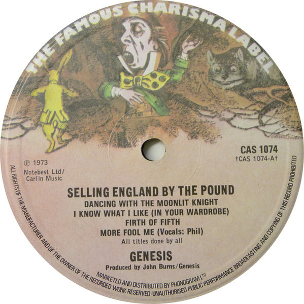 Genesis : Selling England By The Pound (LP, Album, RE, Sma)