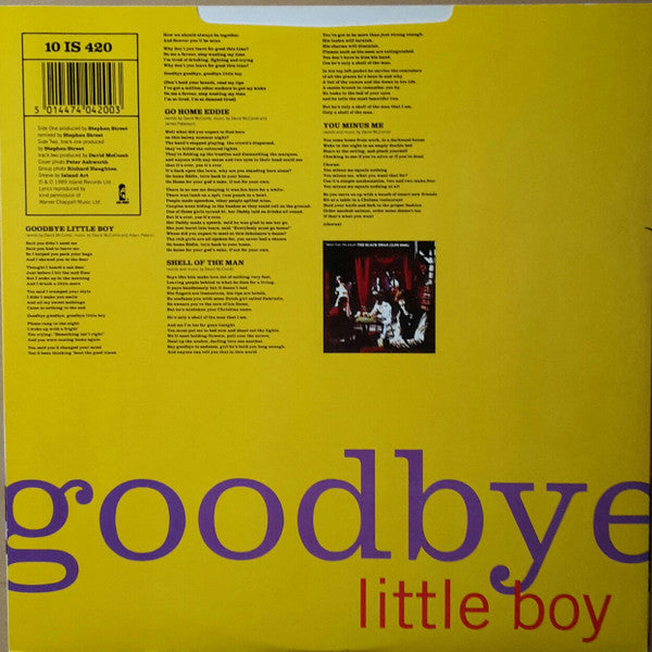 The Triffids : Goodbye Little Boy (10", Single, Num)