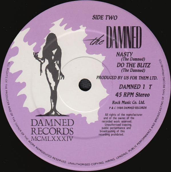The Damned : Thanks For The Night (12", Single)