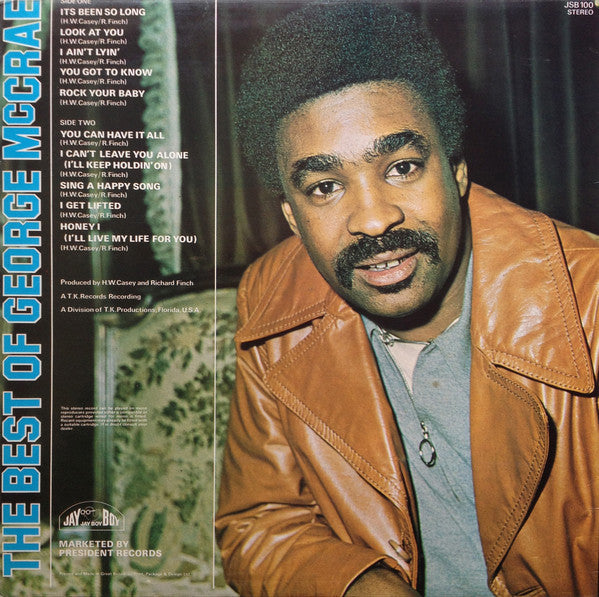 George McCrae : The Best Of George McCrae (LP, Comp)