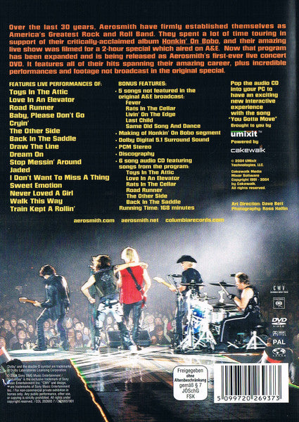 Aerosmith : You Gotta Move (DVD-V, Multichannel, PAL, Reg + CD, MiniAlbum, Enh)