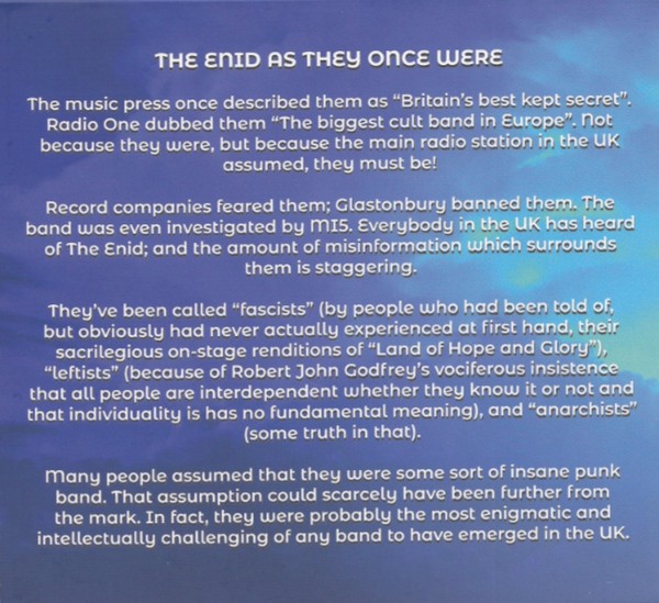 The Enid : Live At Loughborough Town Hall, 1980 (CD, Album, Dig)