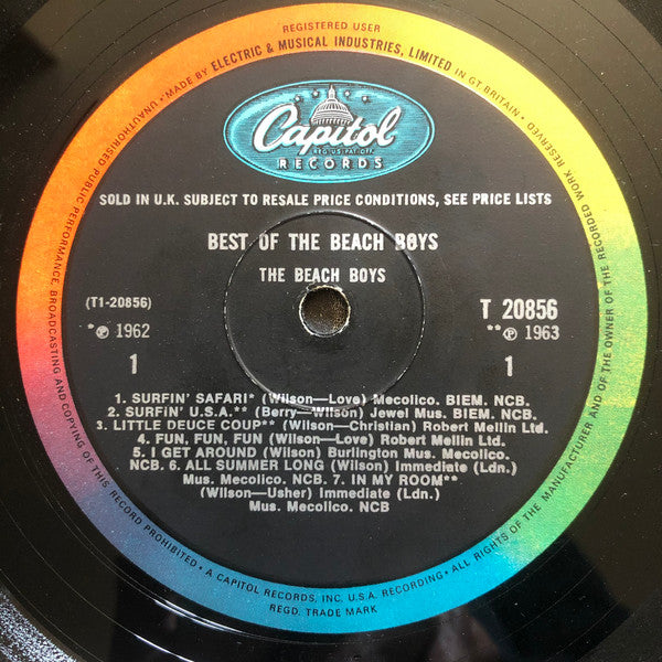The Beach Boys : Best Of The Beach Boys (LP, Comp, Mono)