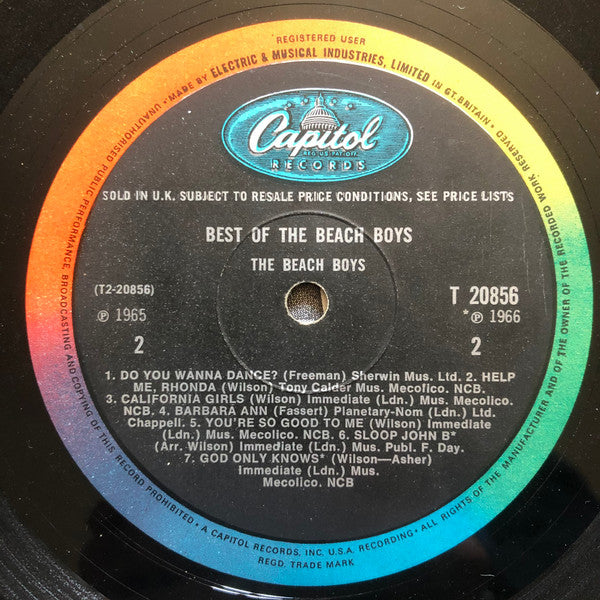 The Beach Boys : Best Of The Beach Boys (LP, Comp, Mono)