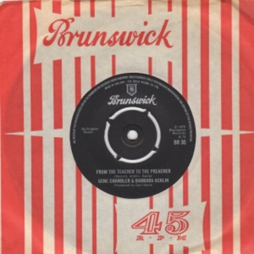 Gene Chandler & Barbara Acklin : From The Teacher To The Preacher / Little Green Apples (7")