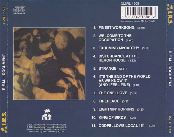 R.E.M. : Document (CD, Album, RE)