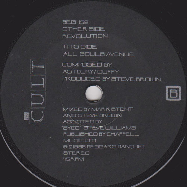 The Cult : Revolution (7", Single)