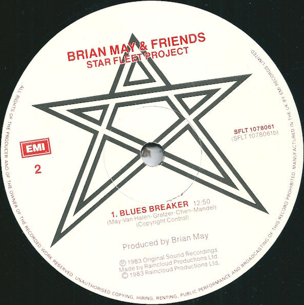 Brian May + Friends : Star Fleet Project (12", MiniAlbum, Whi)