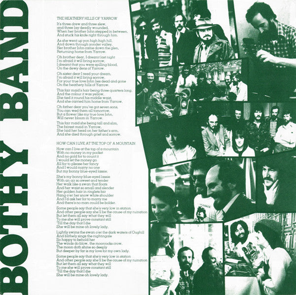 The Bothy Band : Afterhours (Recorded Live In Paris) (LP, Album)