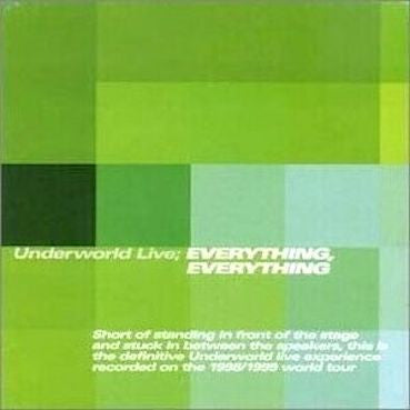 Underworld : Everything, Everything (Underworld Live) (CD, Album, Ltd, Sli)